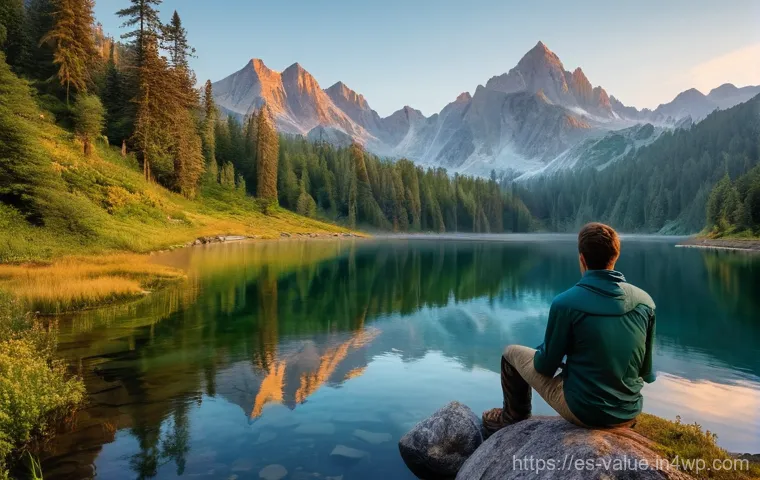 가치 기반 의사결정과 전통적 의사결정의 차이점 - **Prompt 1: Serene Mountain Lake Morning**
    A wide, cinematic shot of a young adult, appearing to...